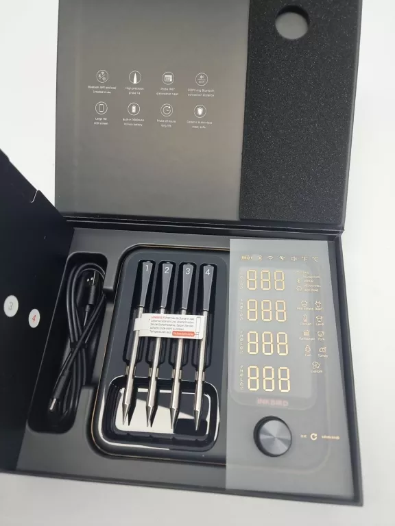 TERMOMETR ELEKTRONICZNY Z SONDĄ INKBIRD INT-14-BW 0-300 °C G156 J87