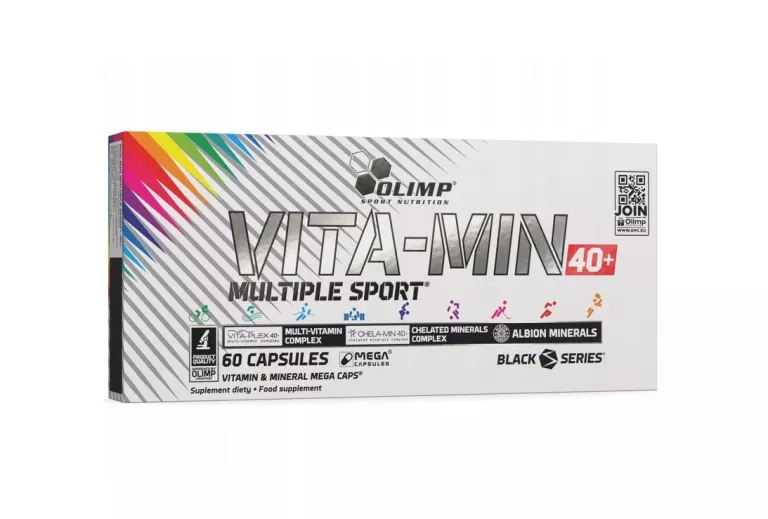 KOMPLEKS WITAMIN I MINERAŁÓW OLIMP VITA-MIN MULTIPLE SPORT 40+ (60 KAPS)