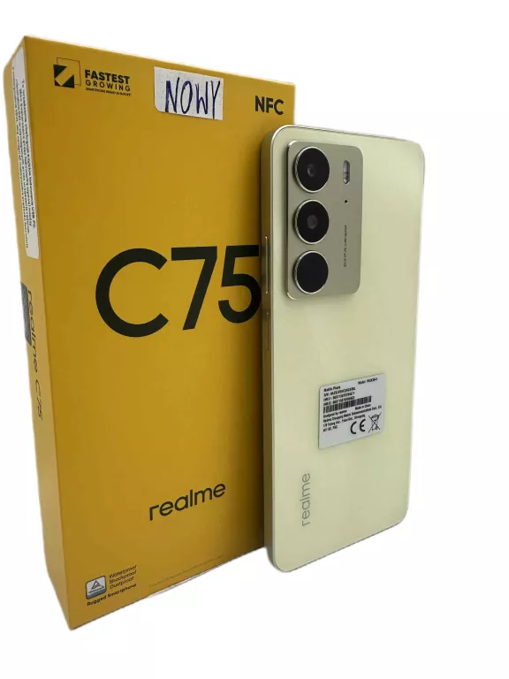 TELEFON REALME C75 8/256GB LIGHTNING GOLD