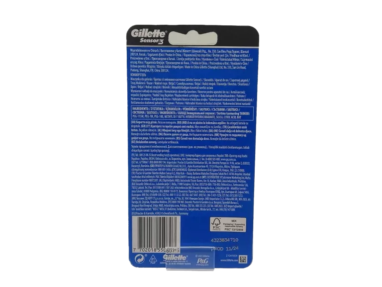MASZYNKA GILLETTE MACH 3 + 6 OSTRZY