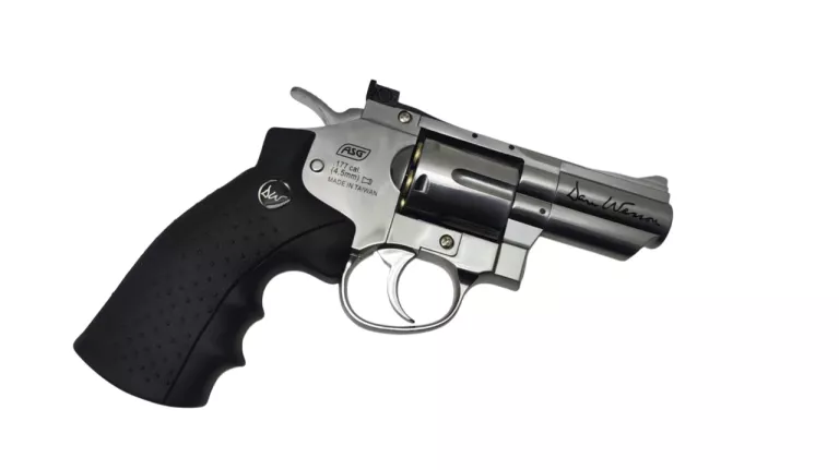 REWOLWER DAN WESSON 2,5" DIABOLO 4,5 MM SILVER - ZESTAW