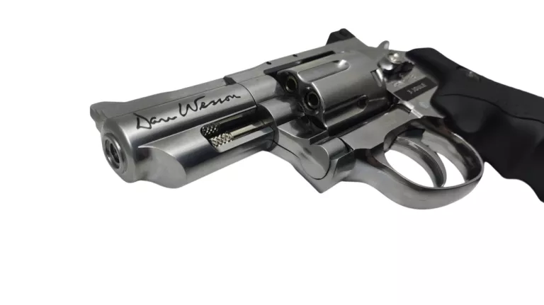 REWOLWER DAN WESSON 2,5" DIABOLO 4,5 MM SILVER - ZESTAW