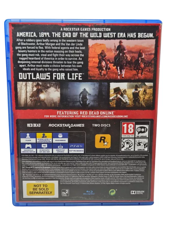 RED DEAD REDEMPTION 2 PS4
