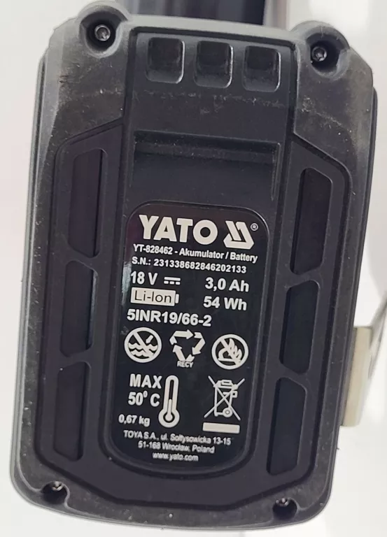 KLUCZ UDAROWY YATO YT-828061 18 V WALIZKA
