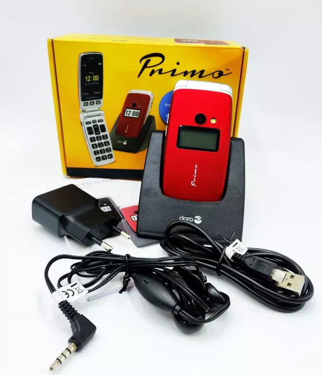 TELEFON PRIMO BY DORO 413 TELEFON KOMÓRKOWY KOPMLET