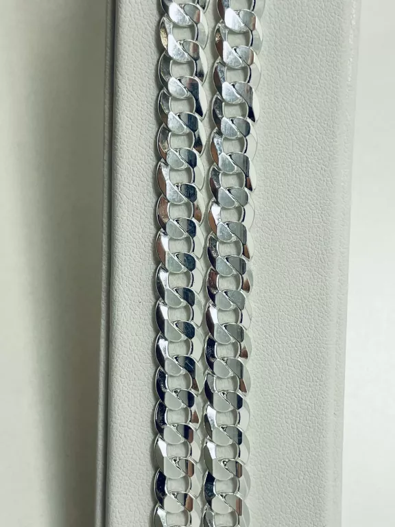 SREBRNY ŁAŃCUSZEK PANCERKA P.925 W.35,60 R.50 CM