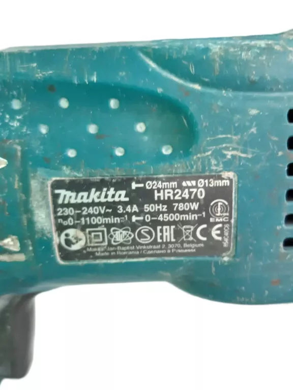 MŁOTOWIERTARKA MAKITA HR 2470 2019R 780W SDS PLUS W WALIZCE