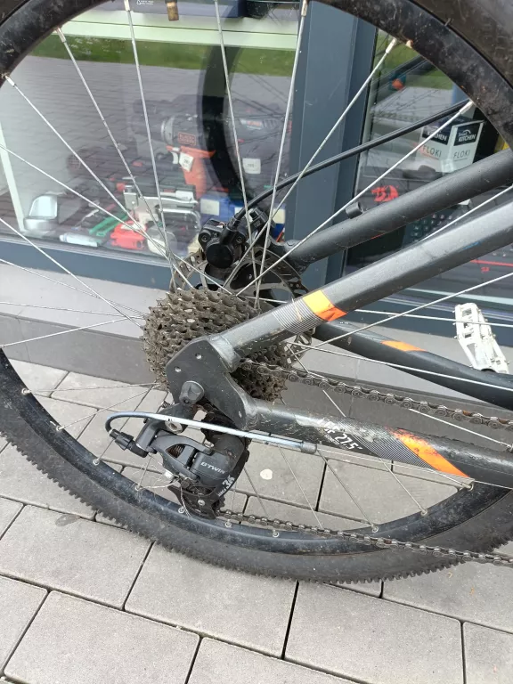 ROWER GÓRSKI MTB ROCKRIDER ST 120 27,5" /SZARO-POMARAŃCZOWY "L"