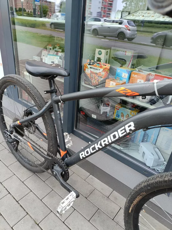 ROWER GÓRSKI MTB ROCKRIDER ST 120 27,5" /SZARO-POMARAŃCZOWY "L"