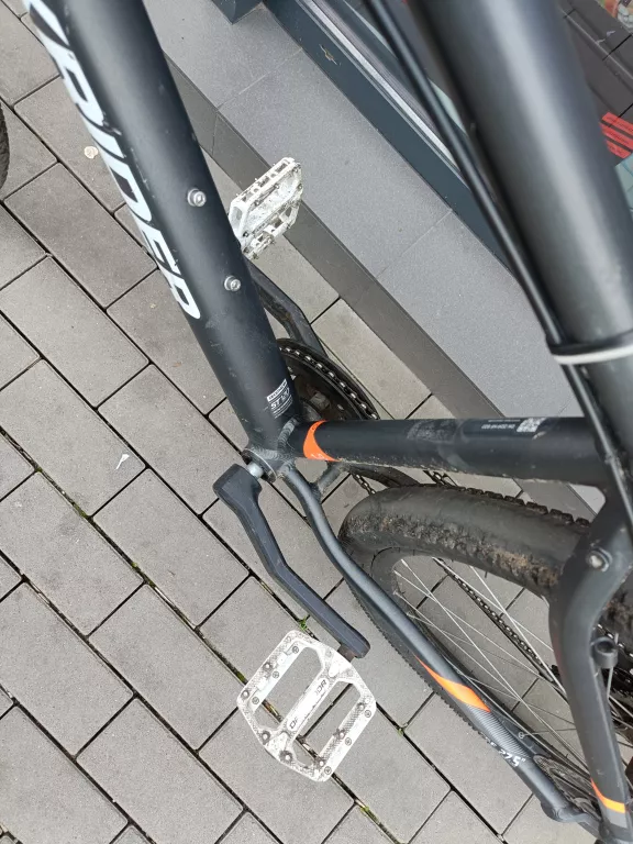 ROWER GÓRSKI MTB ROCKRIDER ST 120 27,5" /SZARO-POMARAŃCZOWY "L"