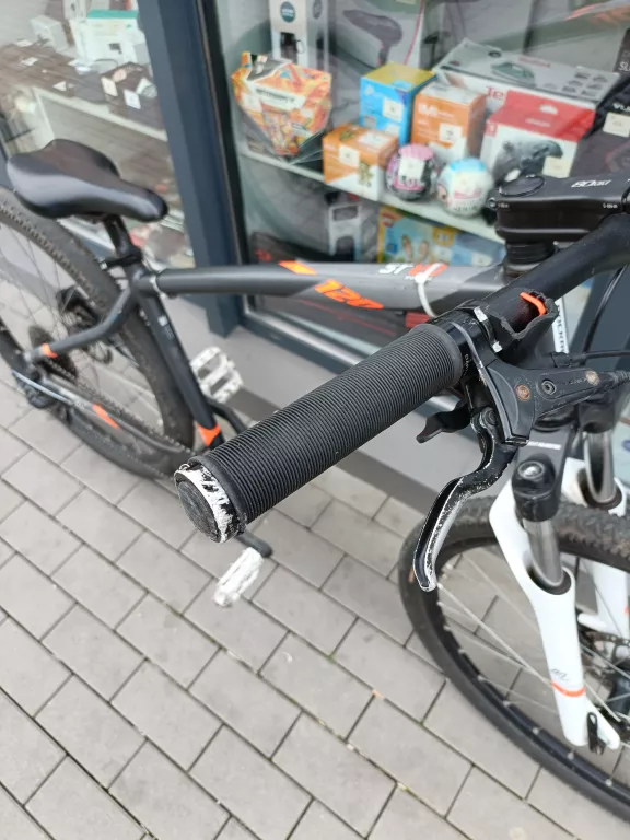 ROWER GÓRSKI MTB ROCKRIDER ST 120 27,5" /SZARO-POMARAŃCZOWY "L"