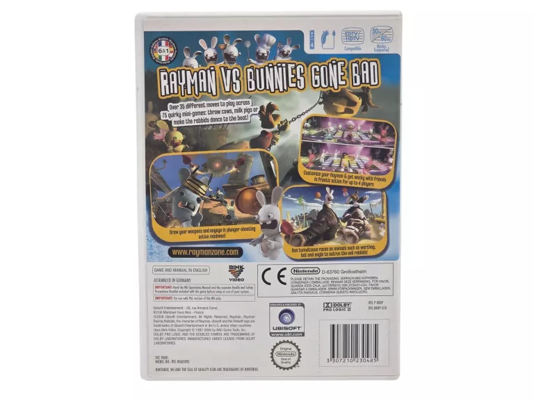 GRA NA NINTENDO WII RAYMAN RAVING RABBIDS
