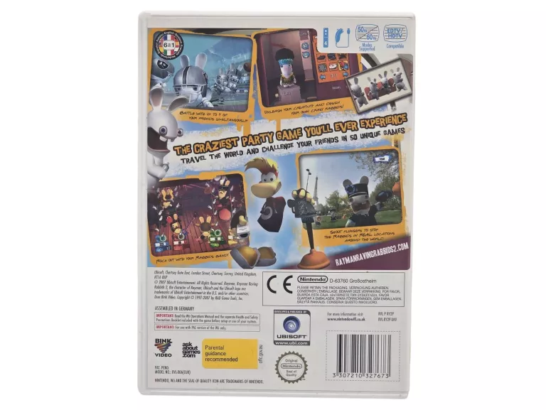 GRA NA NINTENDO WII RAYMAN RAVING RABBIDS 2