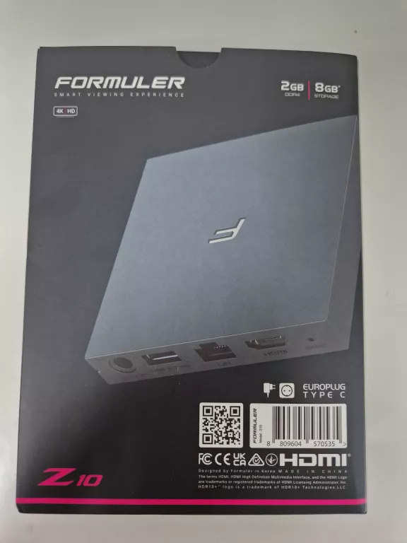FORMULER ODBIORNIK Z10 4K ULTRA HD ANDROID 10 IP