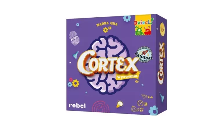 CORTEX WYZWANIA DLA DZIECI GRA PLANSZOWA REBEL