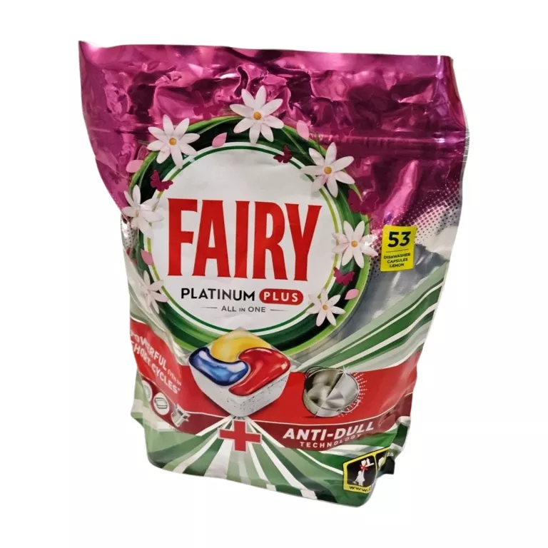 FAIRY PLATINUM PLUS ALL IN ONE TABLETKI DO ZMYWARKI 53 SZTUKI