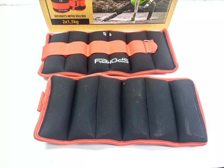 OBCIĄŻENIA NA RZEP NA KOSTKI 2X1.5KG SPOKEY KPL