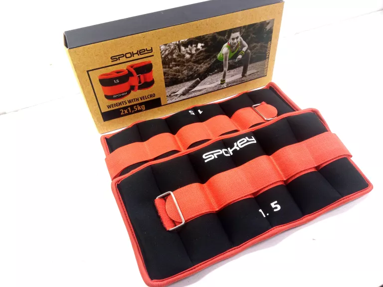 OBCIĄŻENIA NA RZEP NA KOSTKI 2X1.5KG SPOKEY KPL