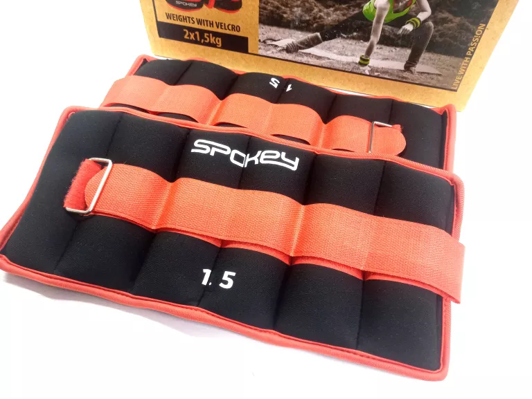 OBCIĄŻENIA NA RZEP NA KOSTKI 2X1.5KG SPOKEY KPL