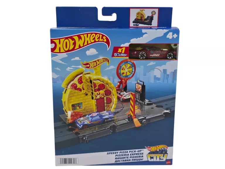 HOT WHEELS PIZZERIA Z AUTKIEM ZESTAW HKX44
