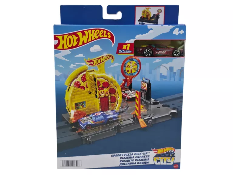 HOT WHEELS PIZZERIA Z AUTKIEM ZESTAW HKX44