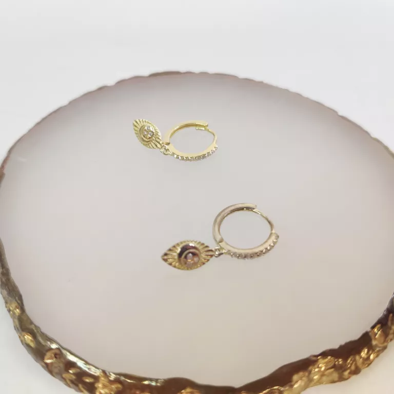 KOLCZYKI WISZĄCE Z CYRKONIAMI