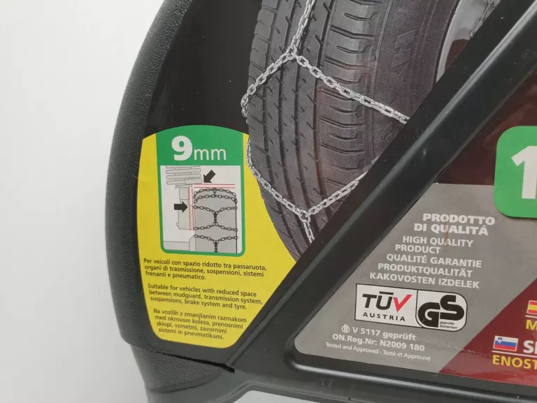 ŁAŃCUCHY ŚNIEGOWE Z METALU WX-9 KOMPLET