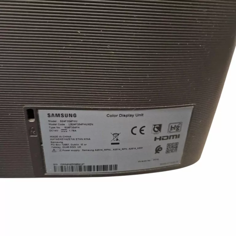 MONITOR SAMSUNG S24F354FHU