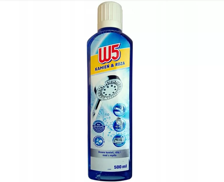 PŁYN W5 KAMIEŃ I RDZA I OSAD CZYSZCZENIE WIELOFUNKCYJNE 500ML