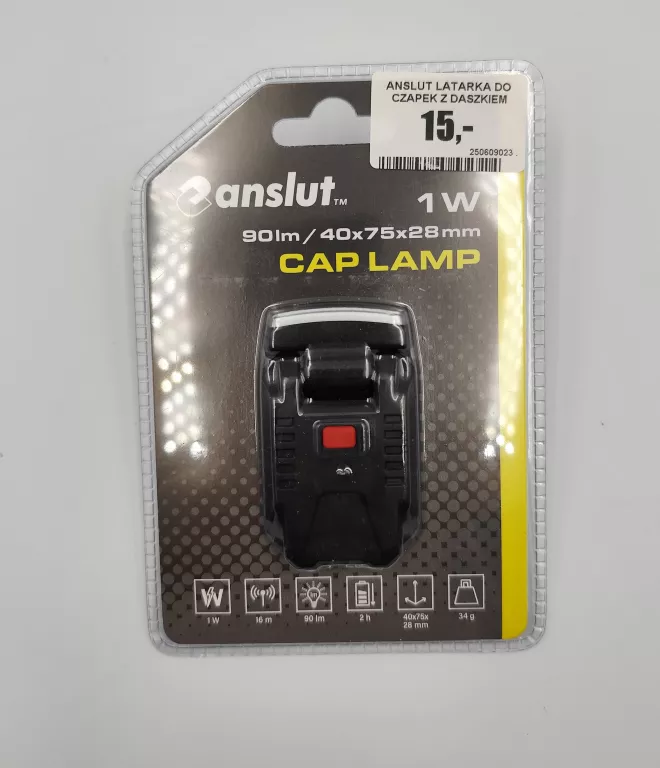 ANSLUT LATARKA DO CZAPEK Z DASZKIEM