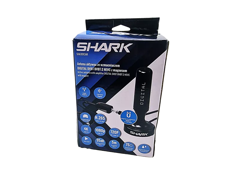 SHARK ANTENA DVBT2 DVB-T2