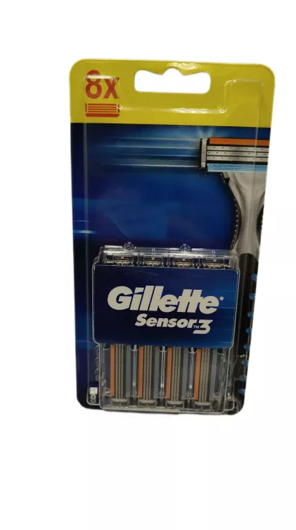 WKŁADY DO MASZYNKI GILLETTE SENSOR 3 8 SZT.
