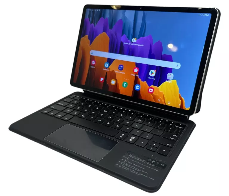TABLET SAMSUNG GALAXY TAB S7 SM-T875 + RYSIK, ETUI *OPIS*