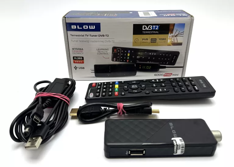 DEKODER TUNER DVBT-2 BLOW 6000 FHD MINI