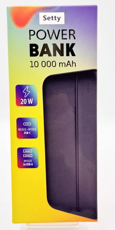 POWER BANK POWERBANK 10000 MAH SETTY 1X USB C 2X USB