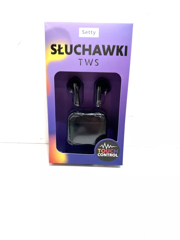SŁUCHAWKI SETTY TWS BT CZARNE