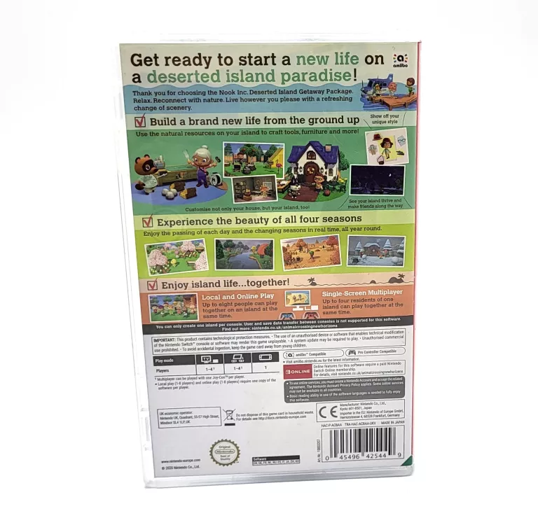 GRA NINTENDO SWITCH ANIMAL CROSSING NEW HORIZONS
