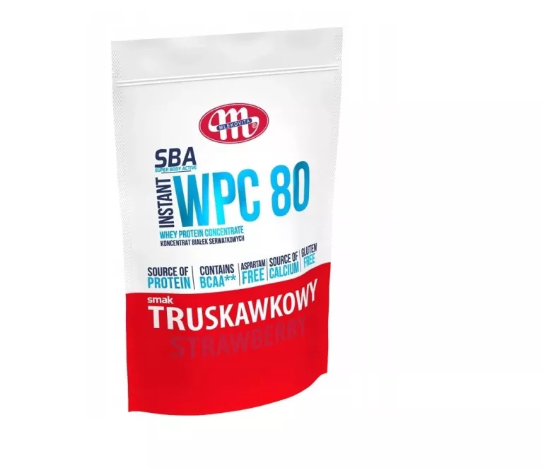 MLEKOVITA ODŻYWKA BIAŁKOWA 700G KONCENTRAT BIAŁKA WPC SMAK TRUSKAWKOWY