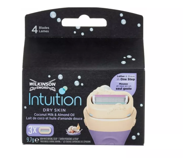 WILKINSON INTUITION DRY SKIN WKŁADY DO MASZYNKI DO GOLENIA DLA KOBIET 3 SZ