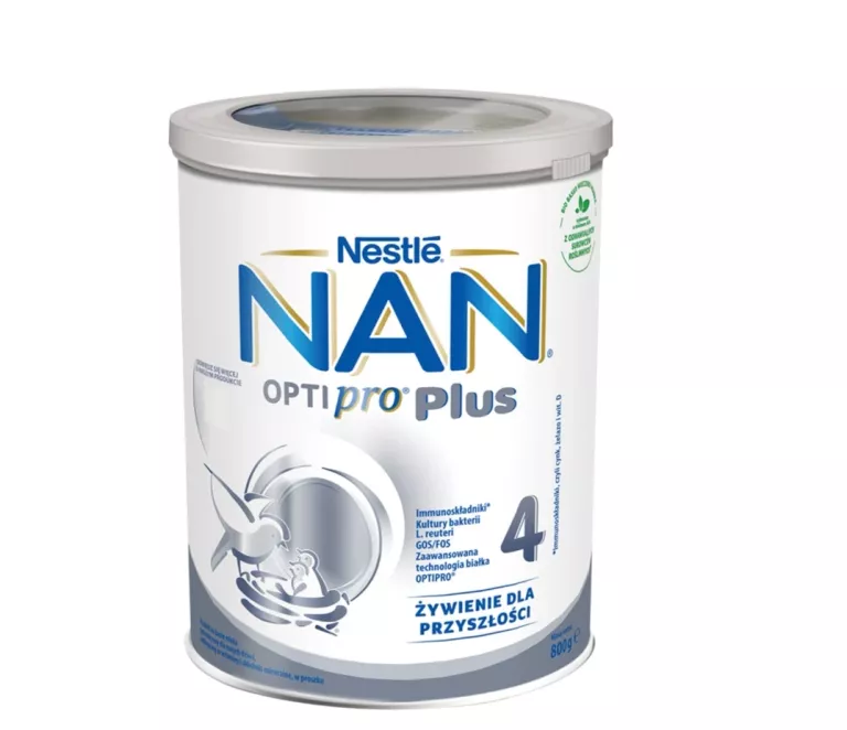 MLEKO MODYFIKOWANE NAN OPTIPRO PLUS 4 DLA DZIECI PO 2. ROKU 800 G