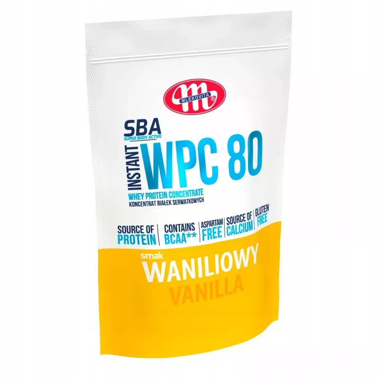 ODŻYWKA BIAŁKOWA WPC MLEKOVITA SMAK WANILIOWY 700G