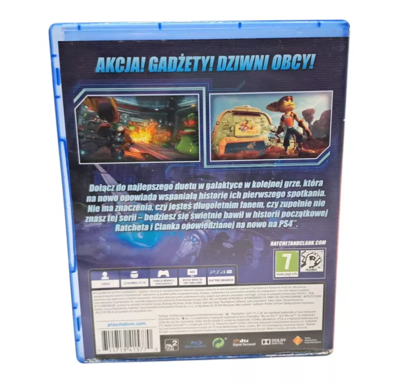 RATCHET & CLANK SONY PLAYSTATION 4 (PS4)