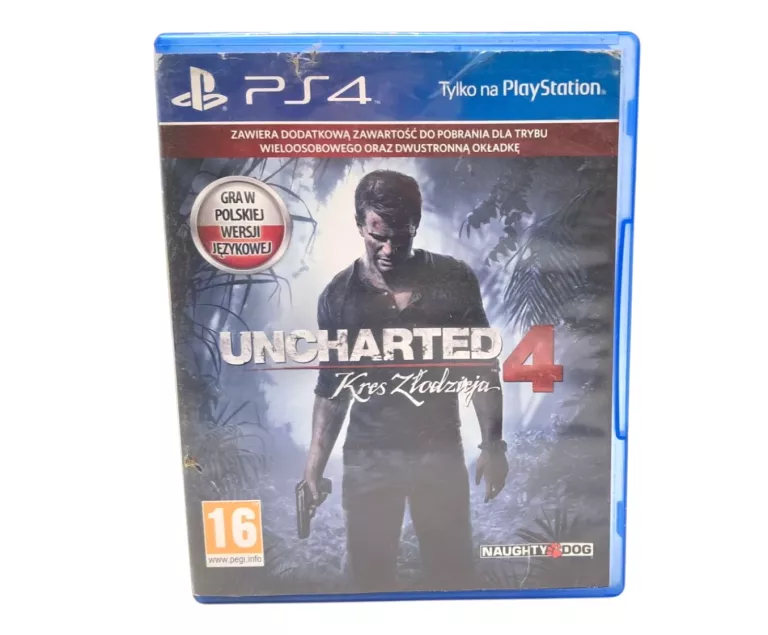UNCHARTED 4: KRES ZŁODZIEJA SONY PLAYSTATION 4