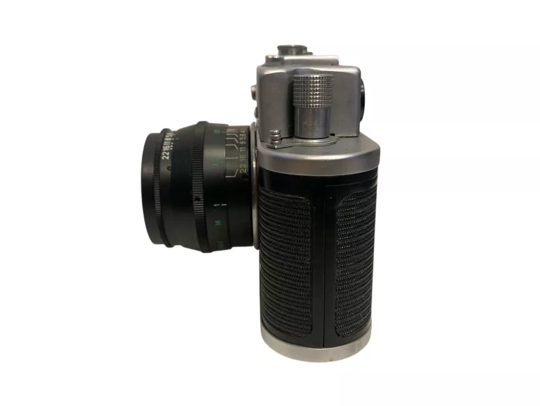 APARAT ANALOGOWY ZORKI 4K OBIEKTYW JUPITER 8 2/50 ZSRR + FUTERAŁ + LAMPA