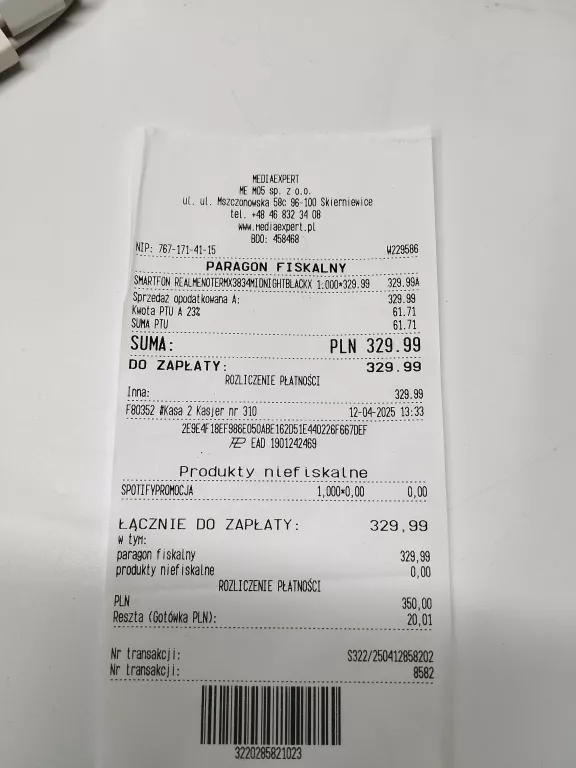 TELEFON REALME NOTE 50 (MODEL: RMX3834)