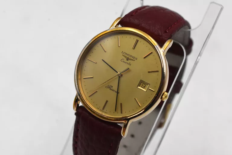 ZEGAREK LONGINES PRESENCE QUARTZ DATE SLIM CLASSIC SWISS 34MM