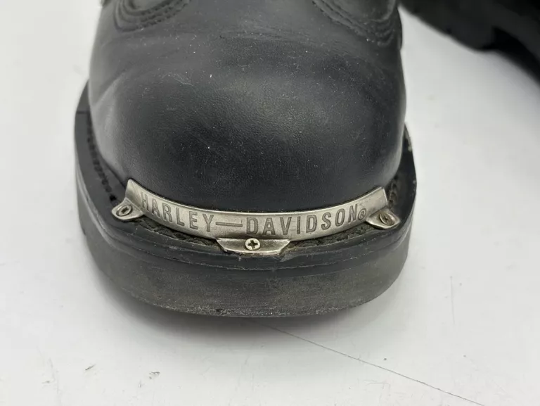 MĘSKIE SKÓRZANE BUTY HARLEY DAVIDSON KLAMRA HAMULCOWA 91680 CZARNE 44R