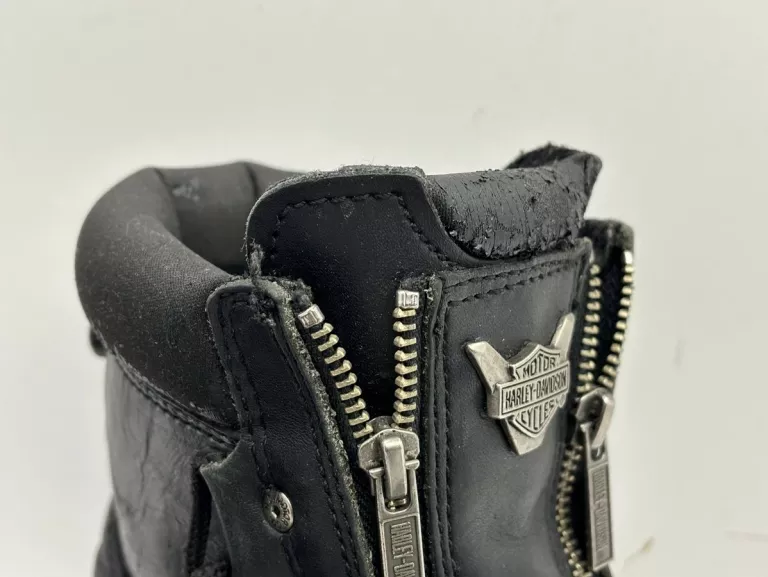 MĘSKIE SKÓRZANE BUTY HARLEY DAVIDSON KLAMRA HAMULCOWA 91680 CZARNE 44R