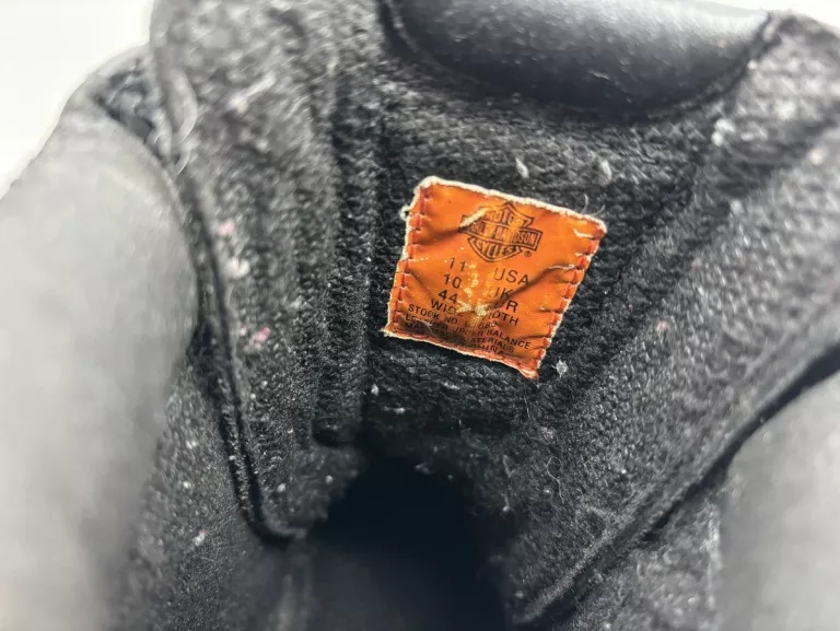 MĘSKIE SKÓRZANE BUTY HARLEY DAVIDSON KLAMRA HAMULCOWA 91680 CZARNE 44R