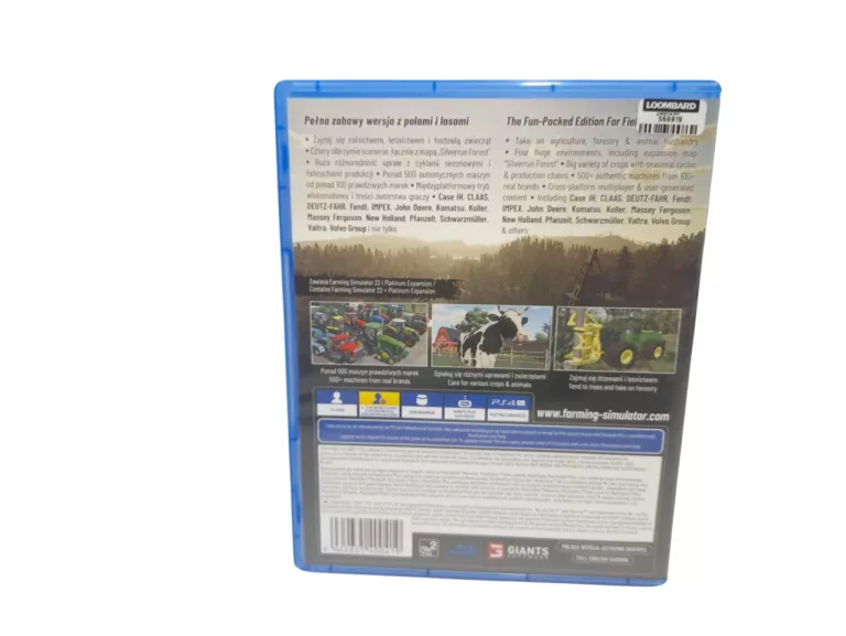 GRA PS4 FARMING SIMULATOR 22 PLATINUM EDITION